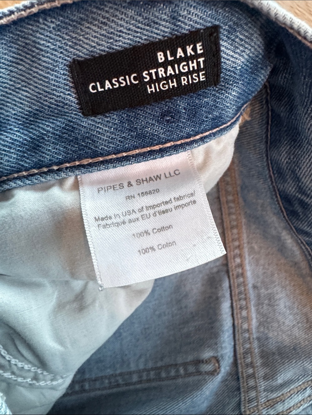 Veronica Beard Light Blue Blake High-Rise classic Straight Leg Jeans - Picture 5 of 6